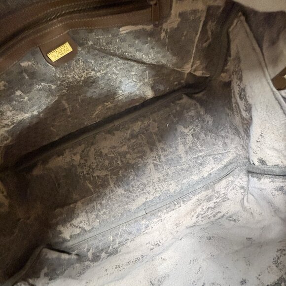 GUCCI Duffle Bag Weekender Black Suede Large Vintage - Picture 13 of 16